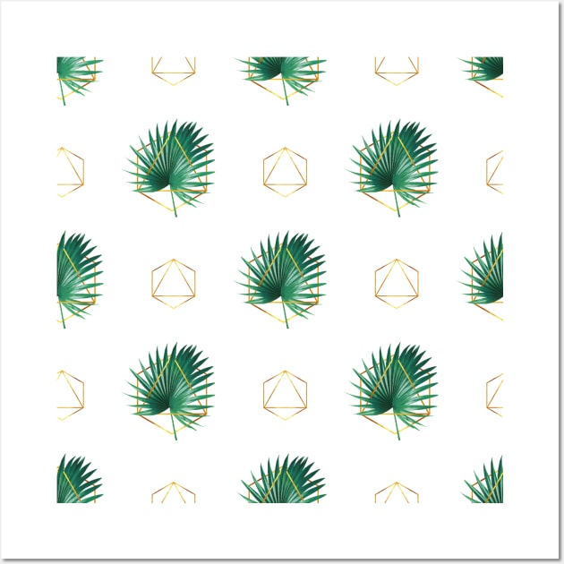 Magic Palm Leaves Wall Art by StudioGrafiikka